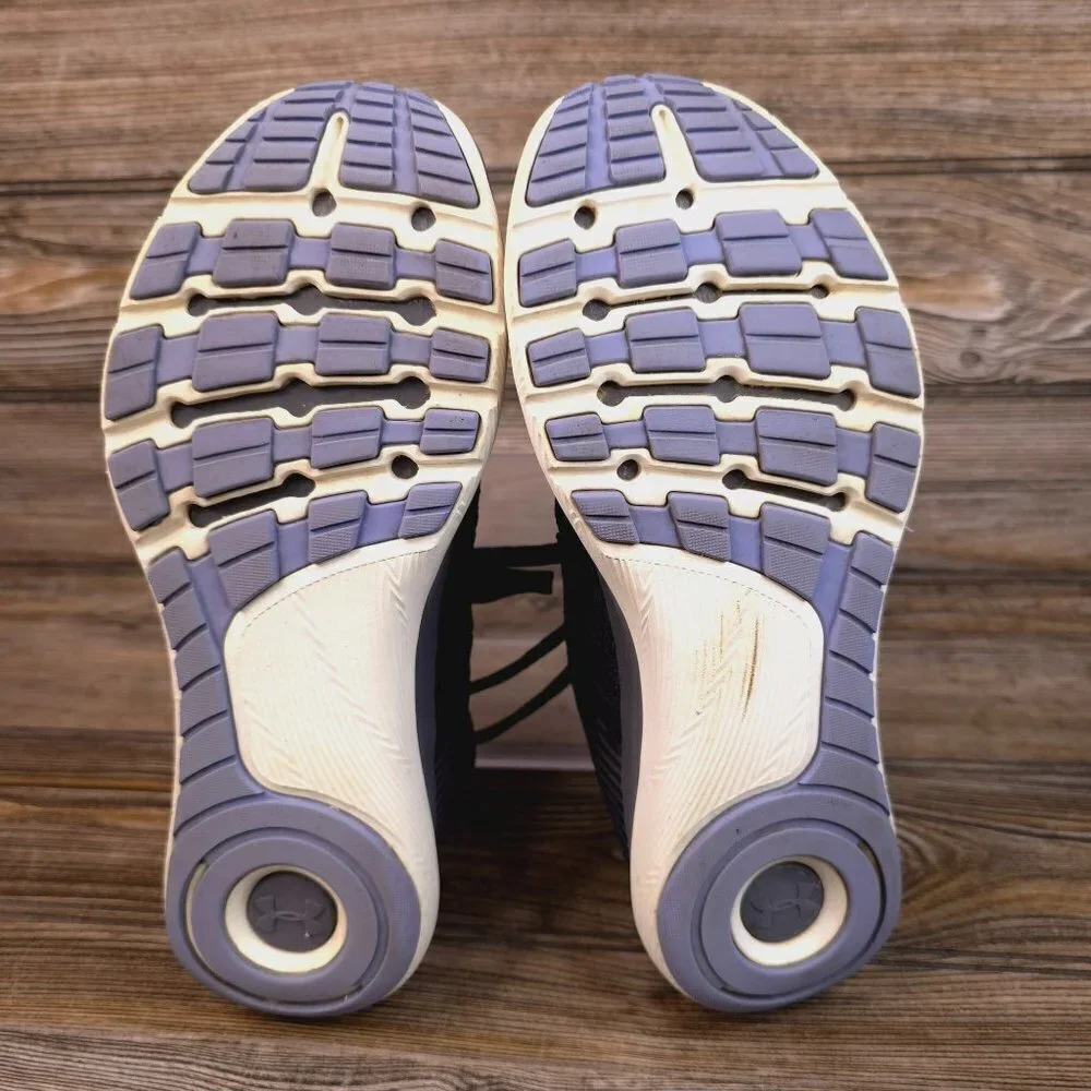 Under Armour Sling Flex Rise Anthracite Knit Running Shoes Women's Size 8 - Picture 8 of 9